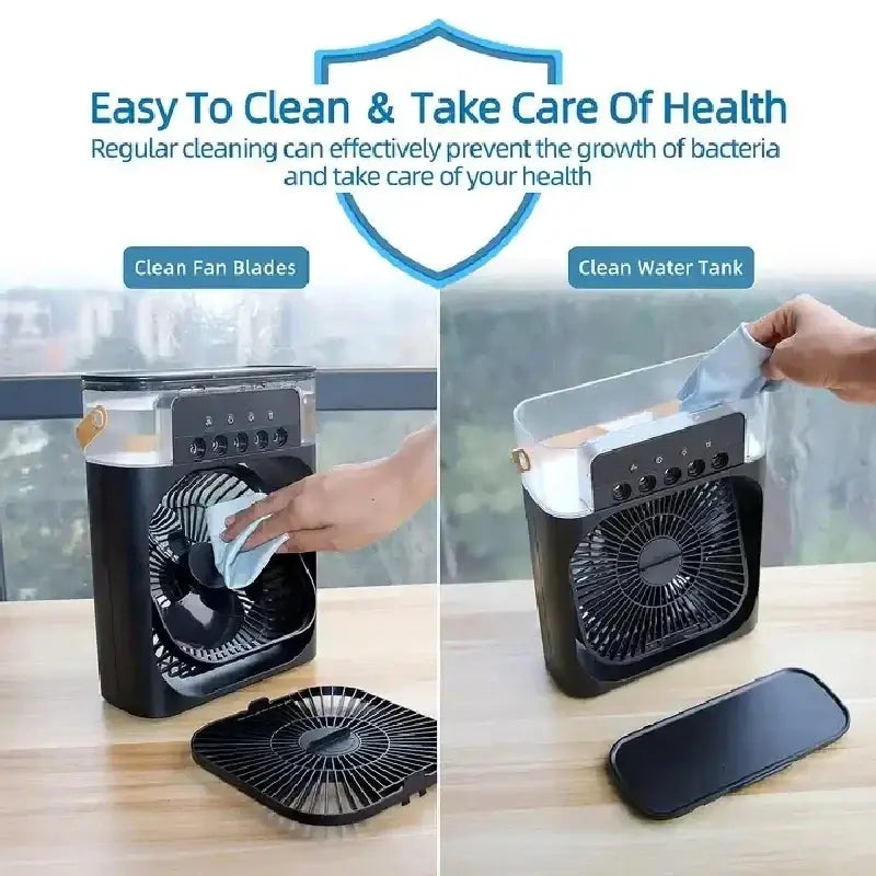 HappyU™ Draagbare Luchtbevochtiger en Ventilator