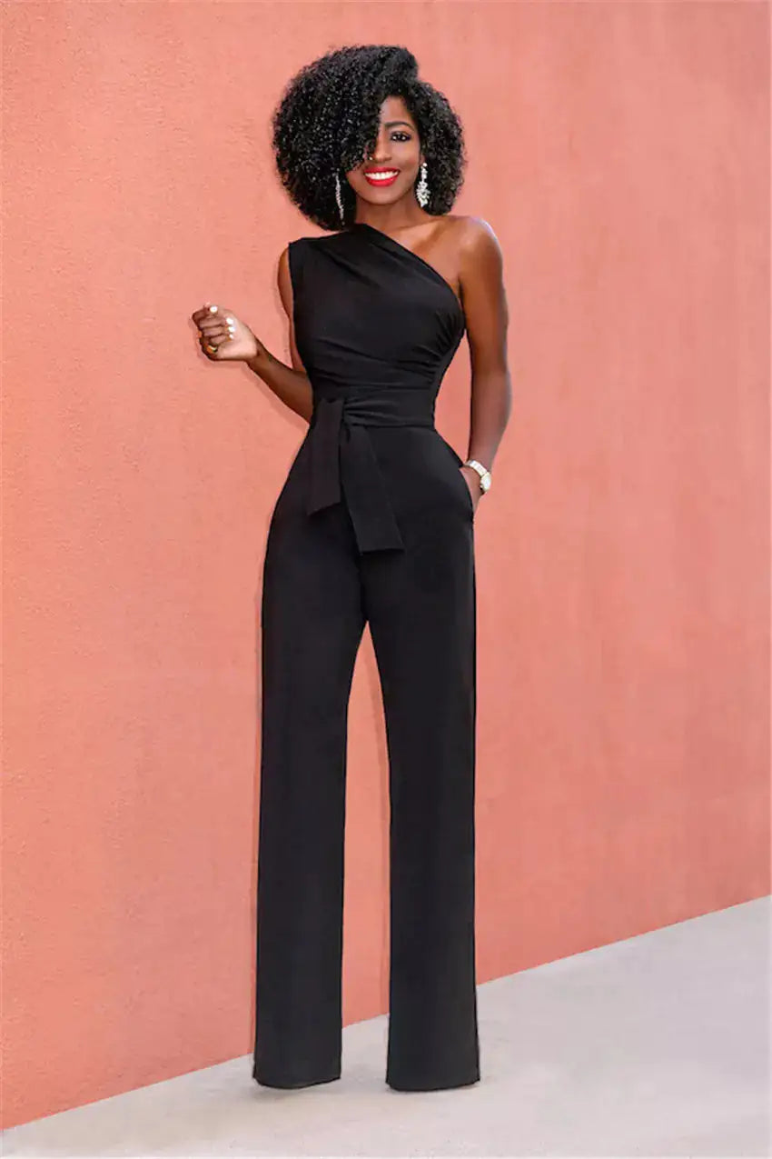 HappyU™ One-Shoulder-Jumpsuit