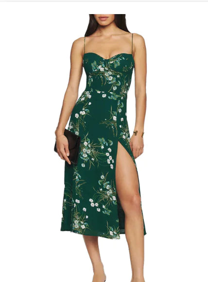 HappyU™ Lentebries Maxi Bloemenjurk