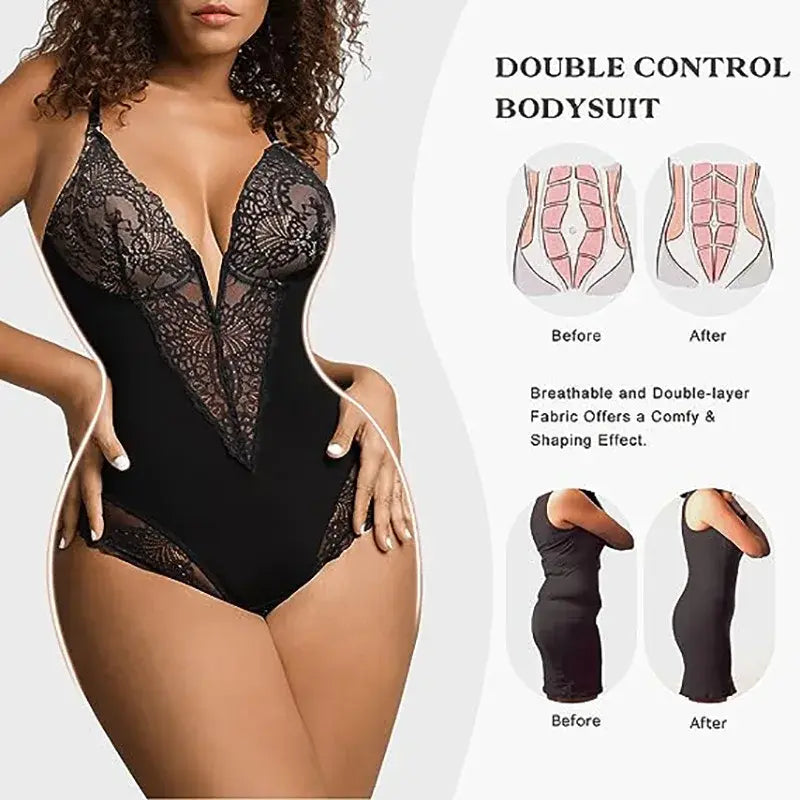Luxe Kant V-Hals Shapewear