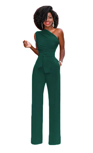 HappyU™ One-Shoulder-Jumpsuit