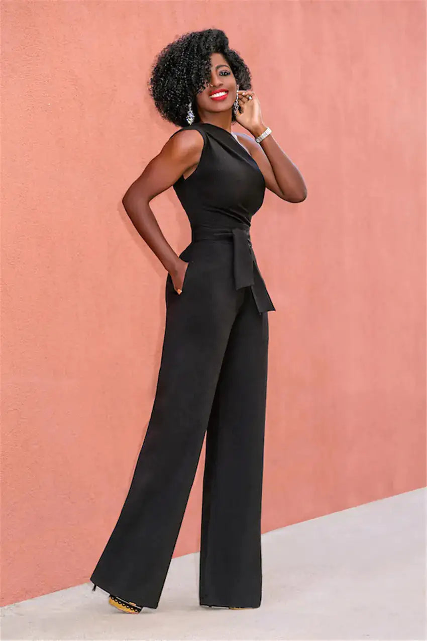 HappyU™ One-Shoulder-Jumpsuit