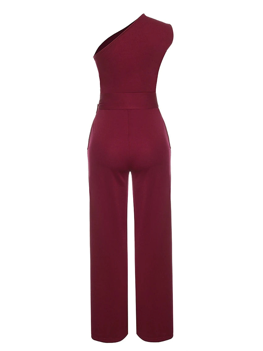 HappyU™ One-Shoulder-Jumpsuit