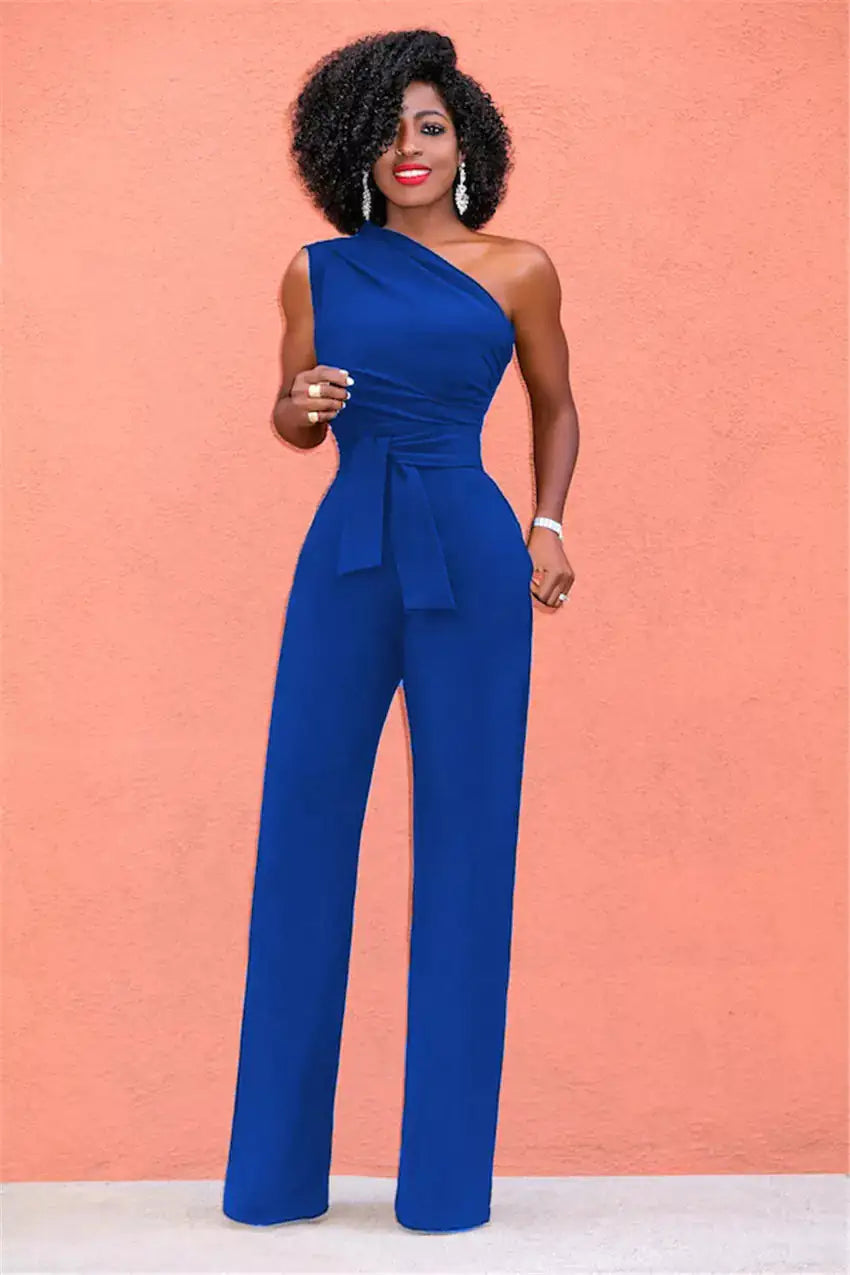 HappyU™ One-Shoulder-Jumpsuit