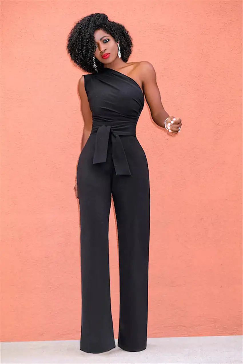 HappyU™ One-Shoulder-Jumpsuit