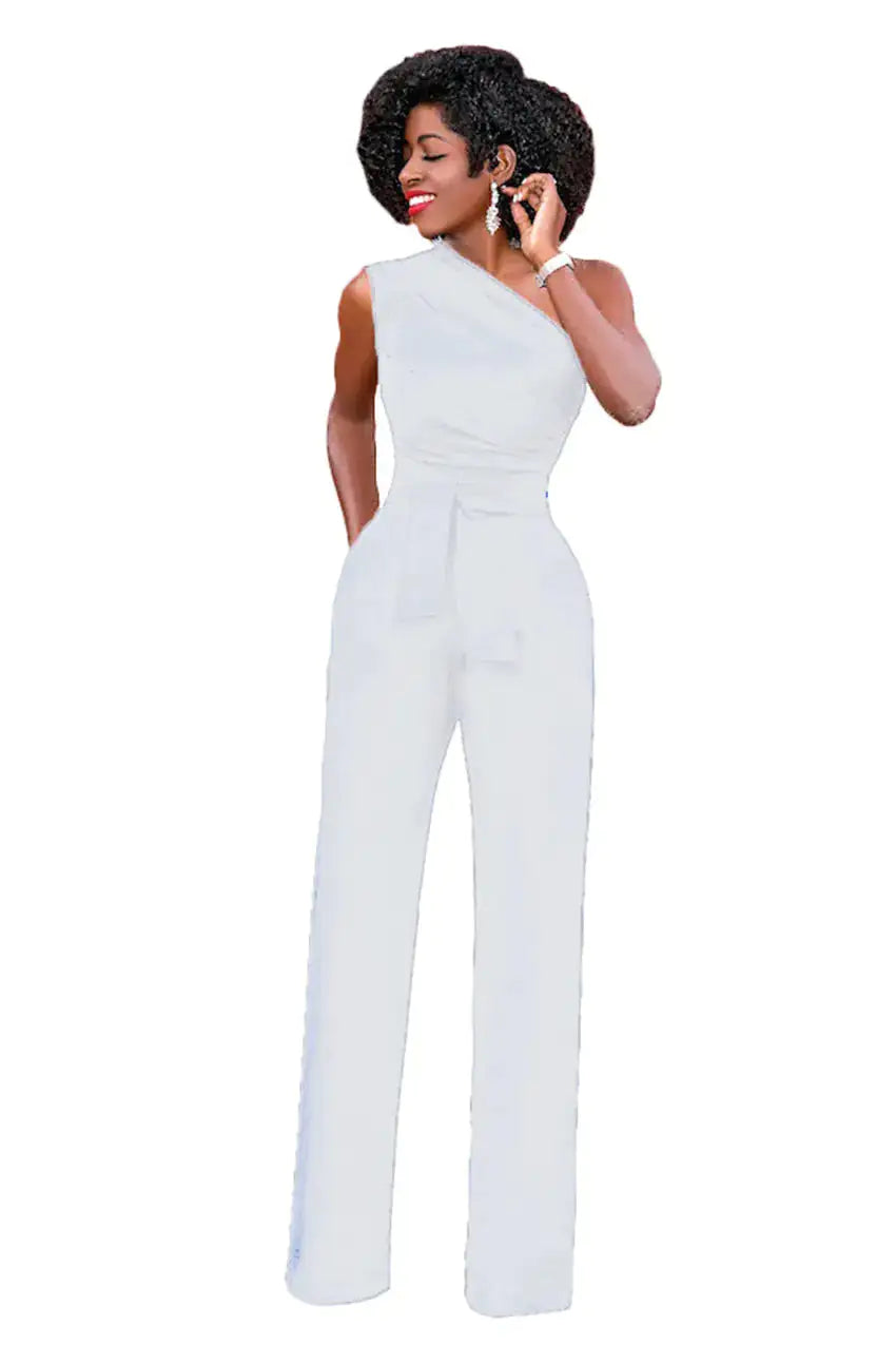 HappyU™ One-Shoulder-Jumpsuit
