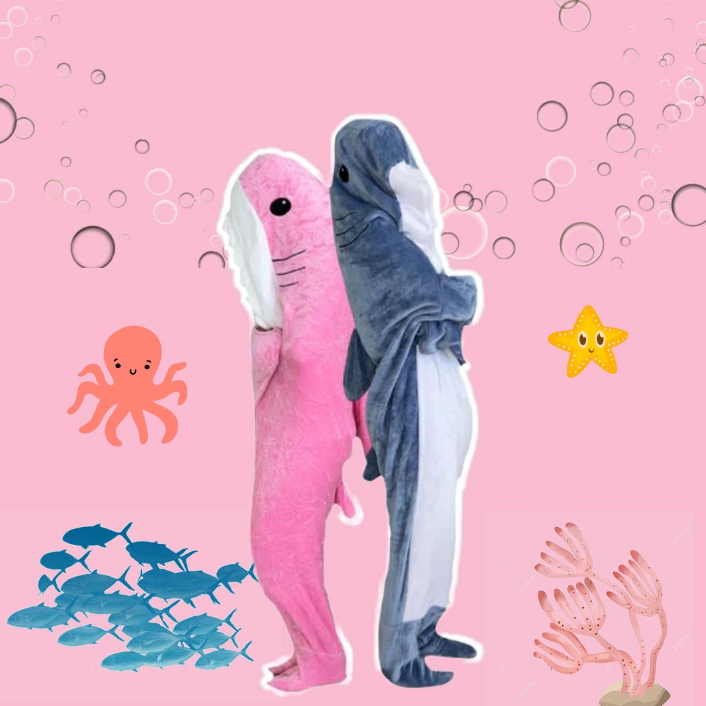 HappyU™ Hai-Einteiler für Erwachsene