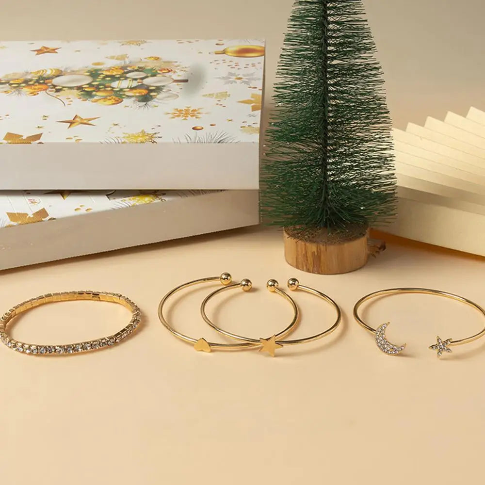 Luxe Sieraad box Adventskalender - voor vrouwen en tiener meisjes