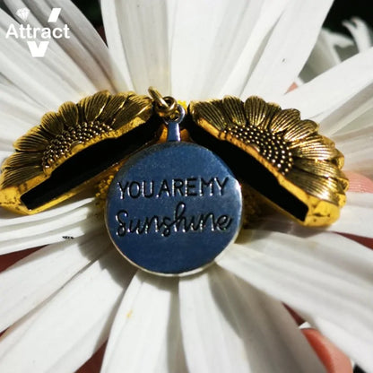 HappyU™ Zonnebloem met Zonneschijn Ketting