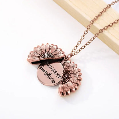 HappyU™ Zonnebloem met Zonneschijn Ketting